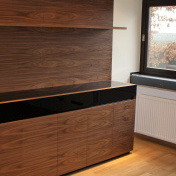 Sötje, Schreinerei, Tischlerei, Möbel, Sideboards, TV-Lösung, Lack, Holz, Nussbaum, Nettetal, Brüggen, Viersen